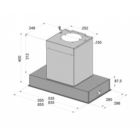 Вытяжка Festival 60 White A-24